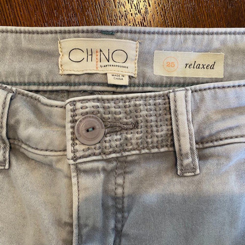 ANTHROPOLOGIE | CHINO SHORTS | SIZE 25 - Picture 6 of 9